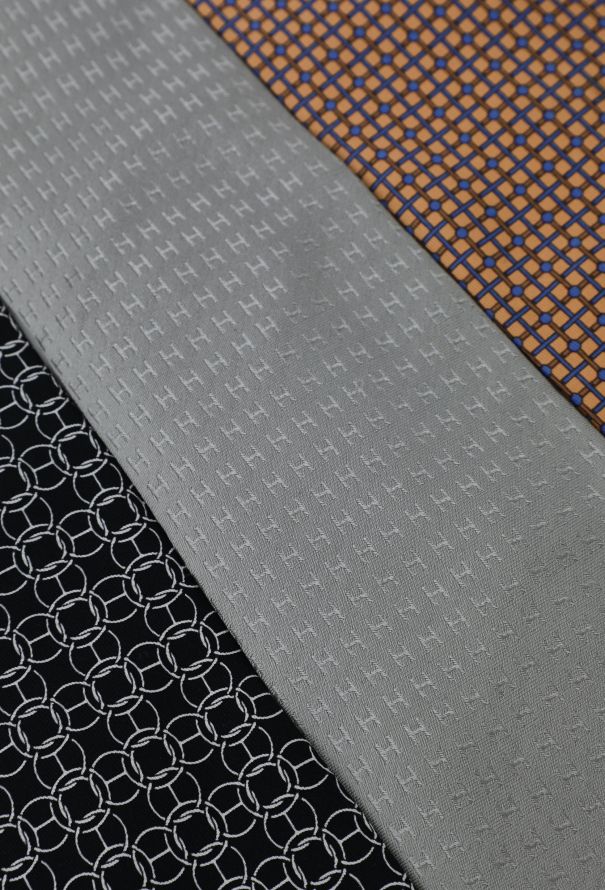 Hermès Vintage Trio of Silk Ties - 3