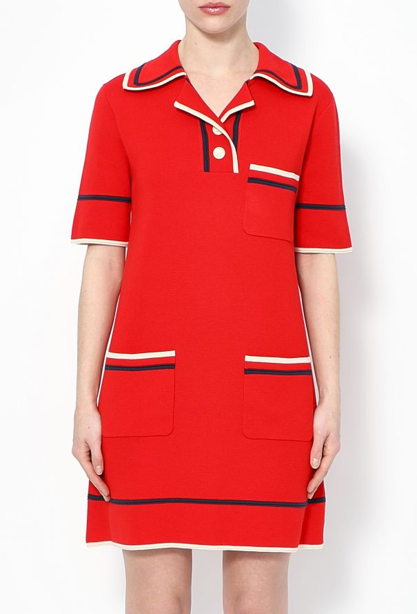 Gucci 2021 Knit Polo Dress - 2