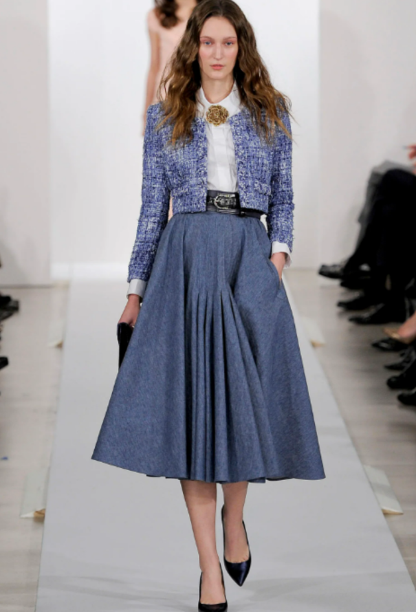 Oscar De La Renta Pre-Fall 2013 Tweed Cropped Jacket - 2