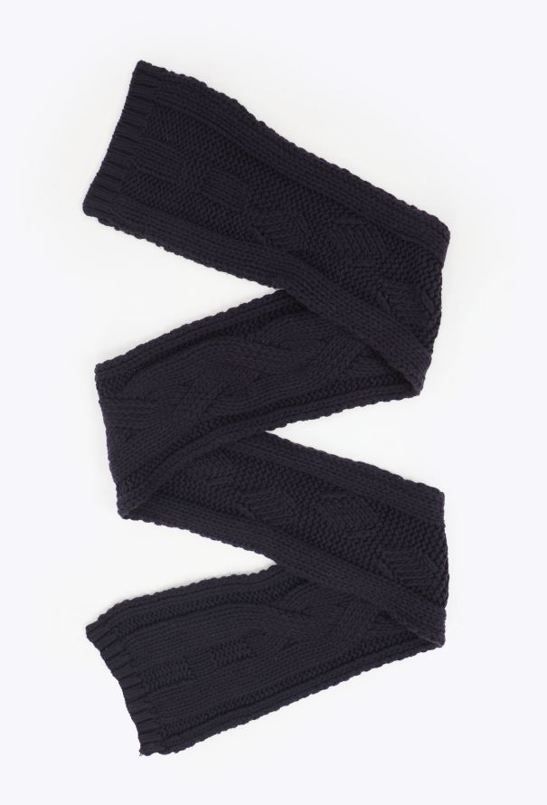 Hermès Scottish Cashmere Cableknit Scarf - 2