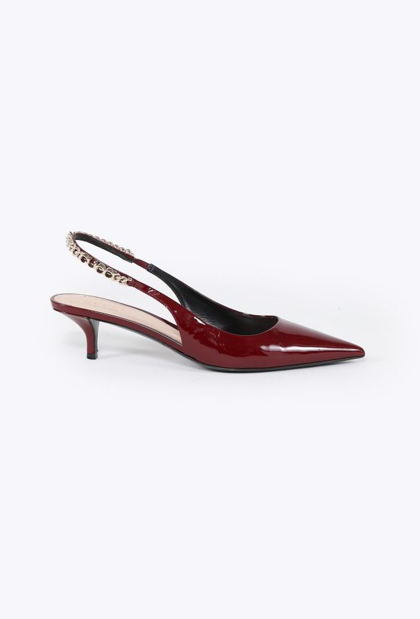 Gucci S/S 2024 Signoria Chainlink Slingbacks - 1