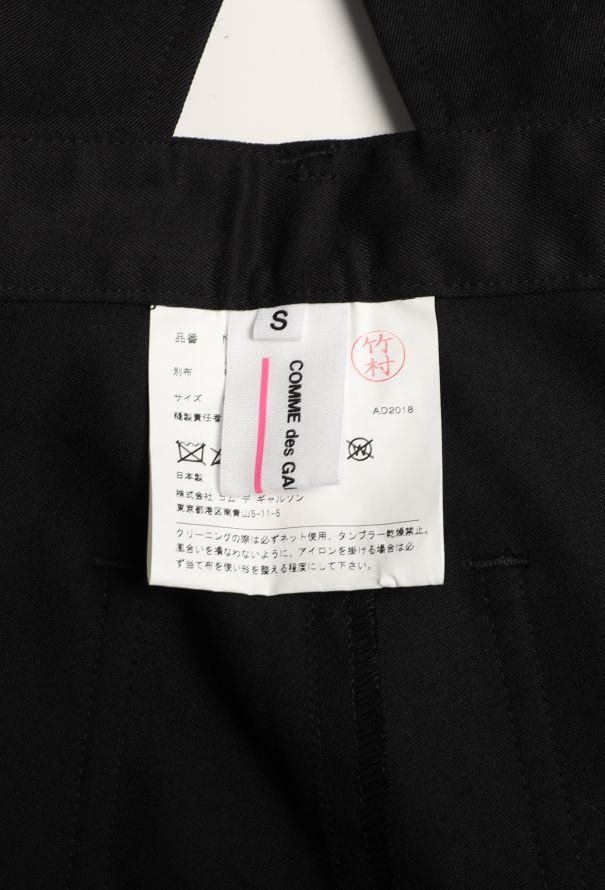 Comme des Garçons 2018 Cropped Suspender Pants - 5