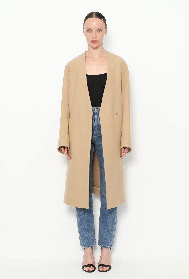 Chloé Resort 2013 Notched Wool Coat - 6