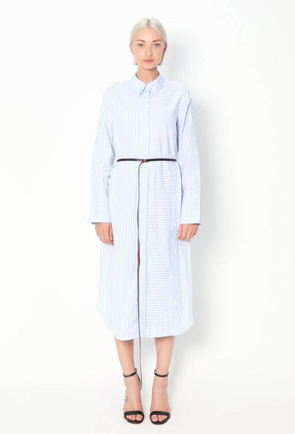 Altuzarra S/S 2020 Belted Pinstripe Dress - 3