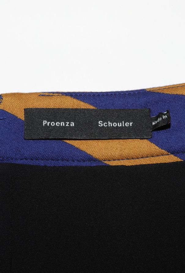 Proenza Schouler S/S 2022 Zebra Twill Skirt - 6