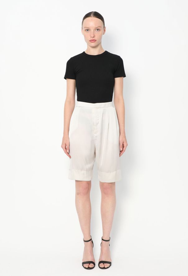 Chloé 2014 Fluid Silk Shorts - 2