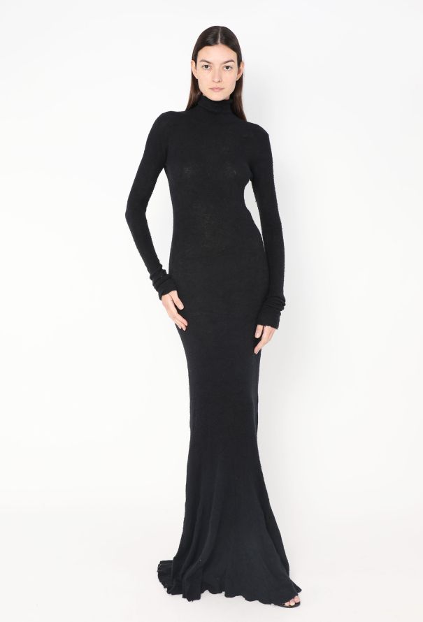 Balenciaga F/W 2022 Turtleneck Bodycon Gown - 1