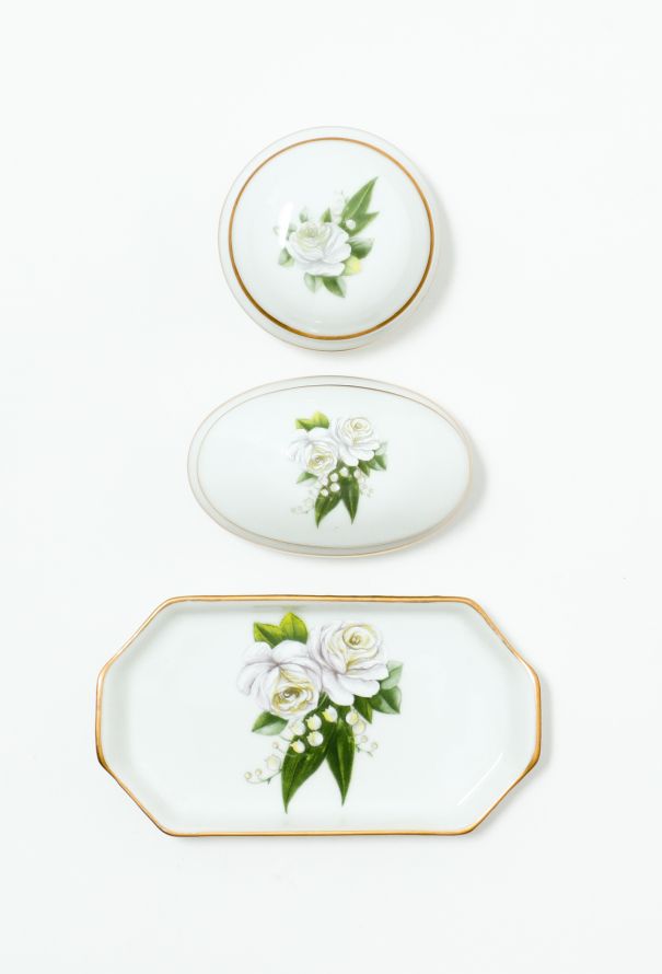 Dior '90s 3-piece Limoges Vanity Set - 3