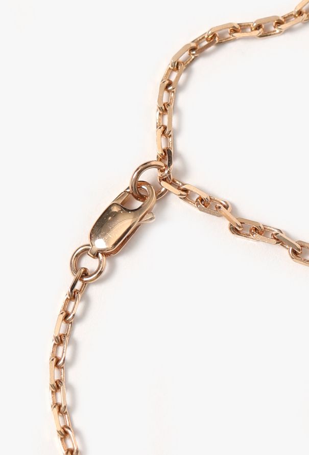 Repossi 18k Rose Gold & Diamond Serti Inversé Necklace - 5