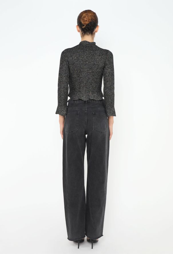 Balenciaga Iridescent High-Neck Top - 4