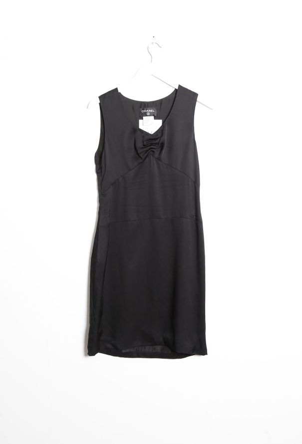 Chanel 2001 Ruched Satin Dress - 6