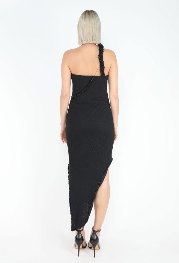 Helmut Lang ICONIC S/S 2005 Devoré Beaded Dress - 8