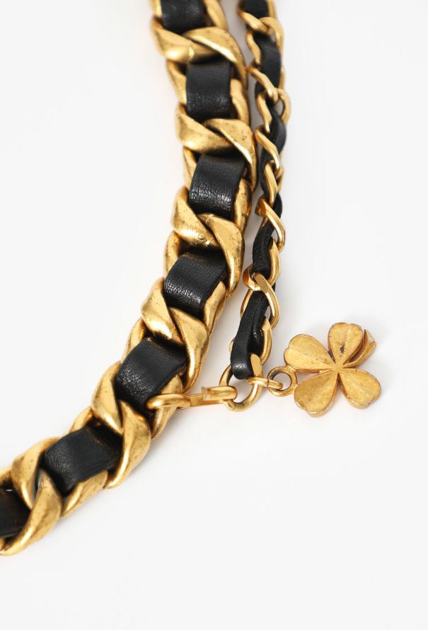 Chanel COLLECTOR 1993 Clover Chainlink Belt - 4