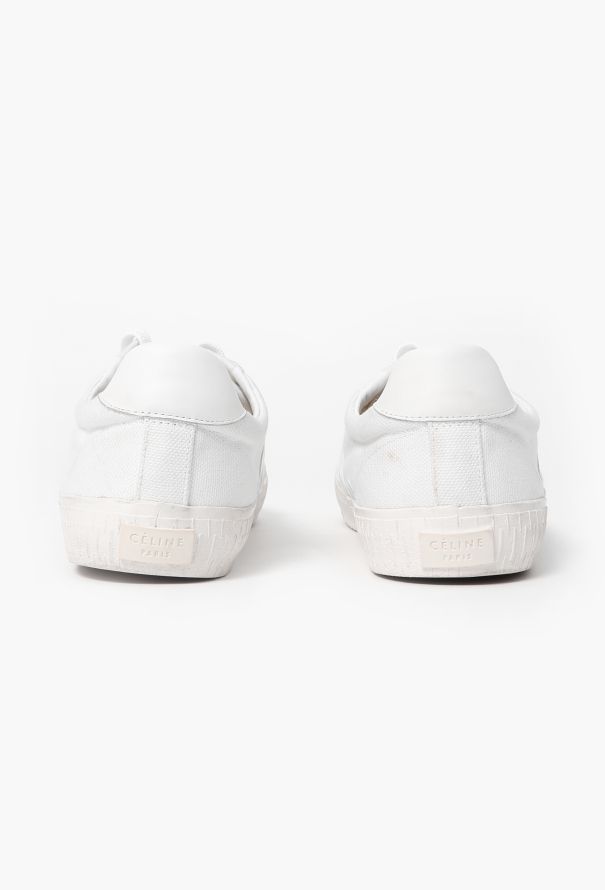 Céline S/S 2017 Leather Trim Canvas Sneakers - 6