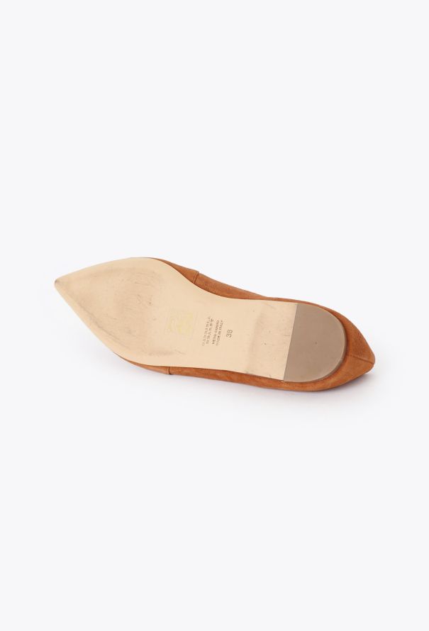 Gabriela Hearst 2023 Lola Suede Ballet Flats - 5