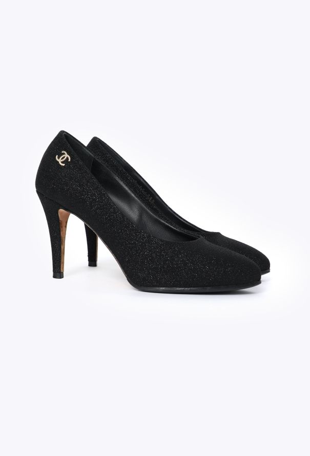 Chanel 2024 Iridescent Toile 'CC' Pumps - 2