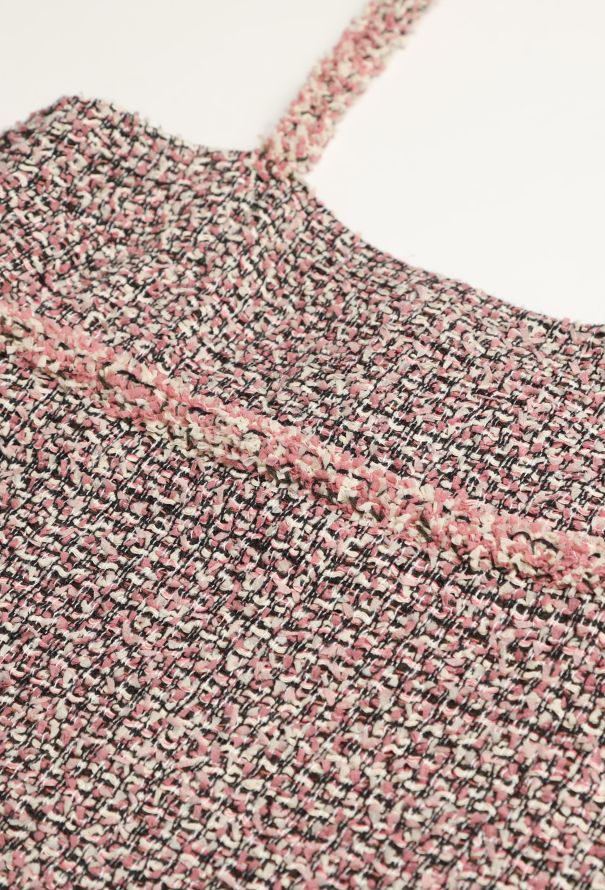 Chanel 2013 Frayed Tweed Dress - 7