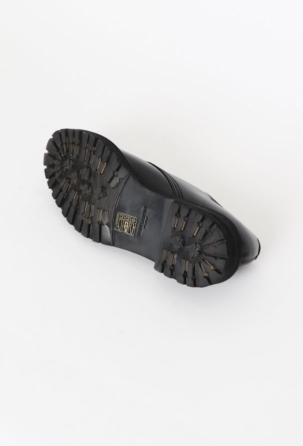 Saint Laurent Laced Calfskin Derbies - 5