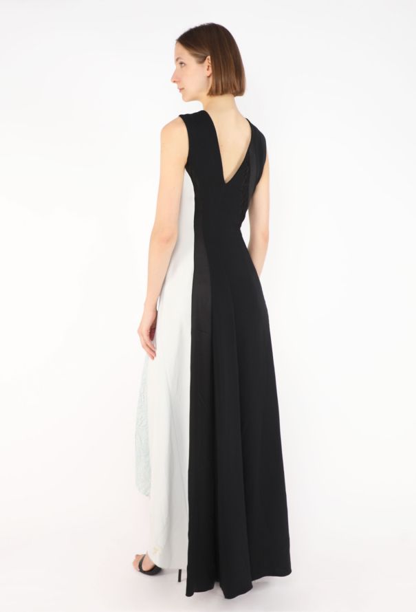Dior Colorblock Lace Panel Dress, Resort 2014 - 8