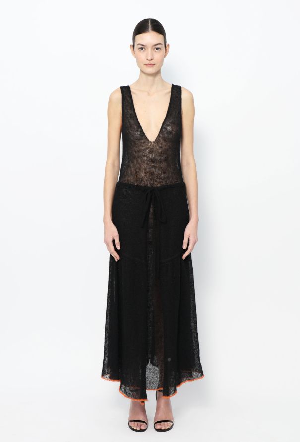 Loewe 2018 Belted Maxi Knit Dress - 1
