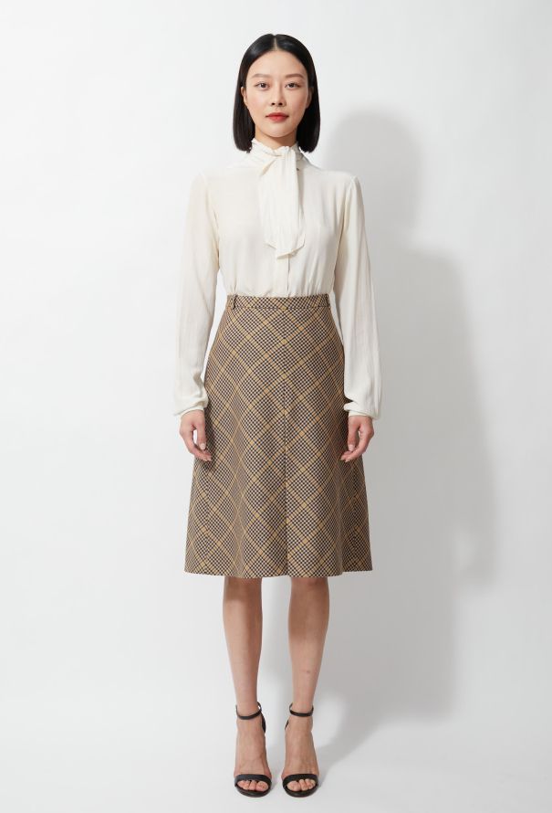 Balenciaga F/W 2016 Plaid Skirt - 1
