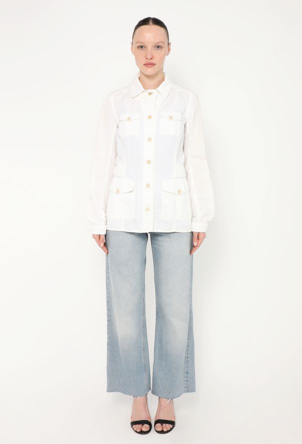 Prada Linea Rossa Denim Utility Overshirt - 2