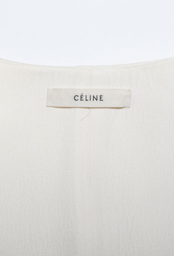 Céline Asymmetrical Draped Wrap Top - 6