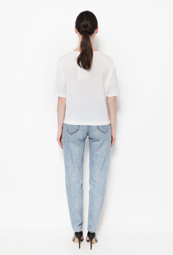 Chanel 80s Cut-Out Knit Top - 3