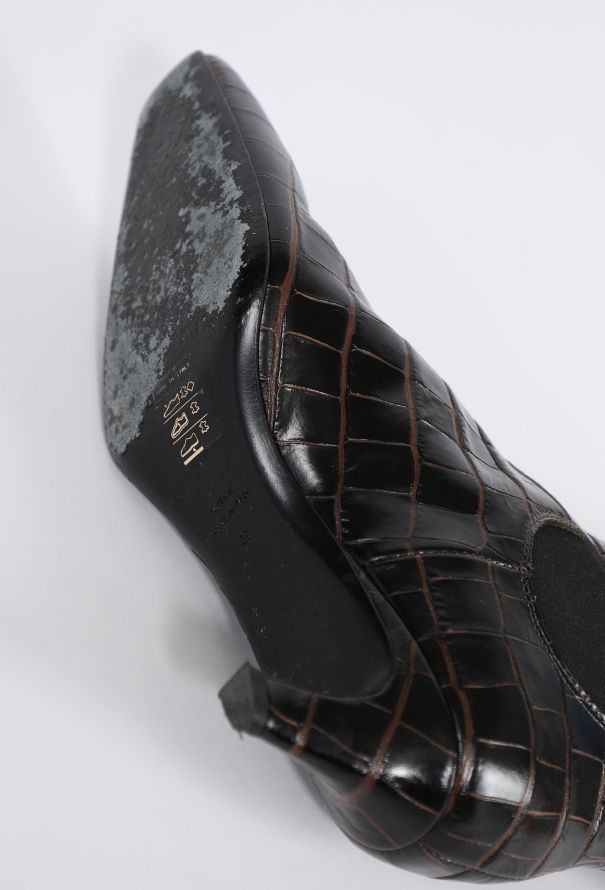 Toteme 2023 Embossed Mid Heel Boots - 5