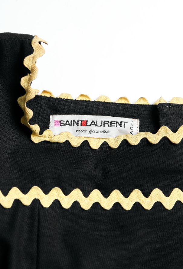 Saint Laurent Collector 1968 Belted Peasant Dress - 4