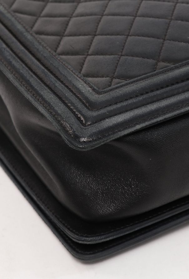 Chanel Black Maxi Boy Bag - 11