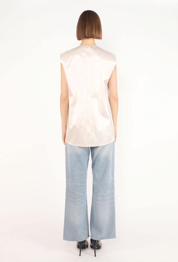 Céline Charmeuse Sleeveless Top, Spring 2013 - 5