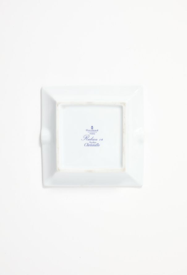 Vintage Objects & Decor Christofle Ruban Or Limoges Ashtray - 3