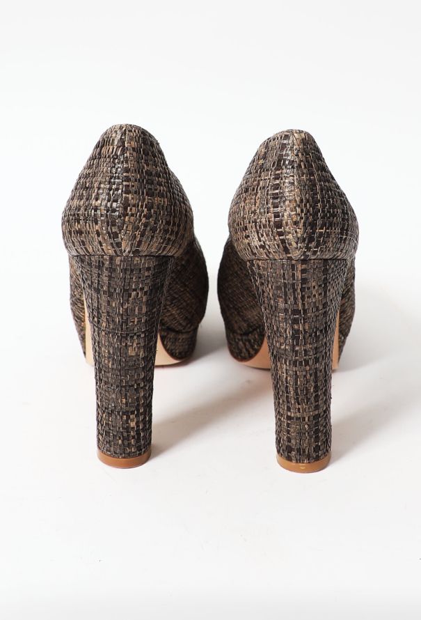 Chanel Metallic 'CC' Lesage Pumps - 5