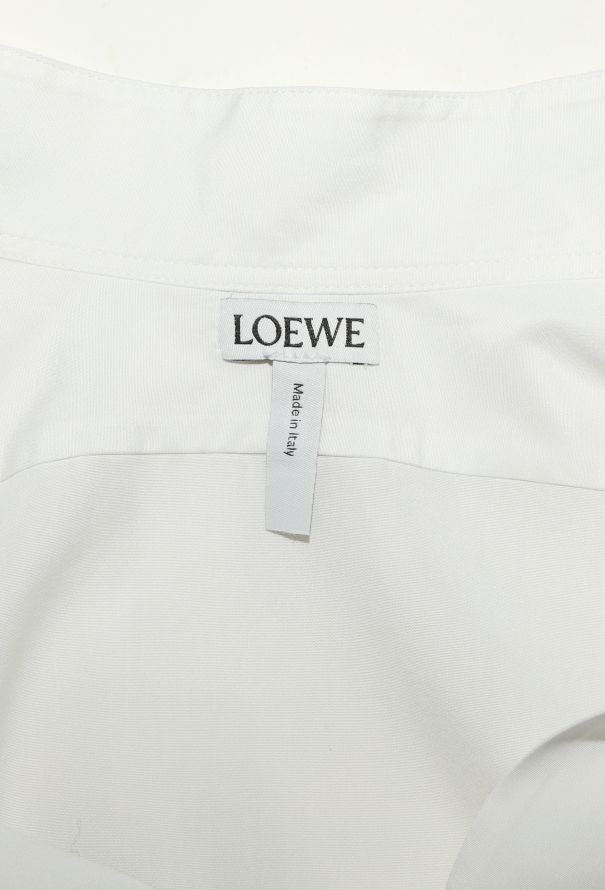 Loewe 2023 Asymmetrical Poplin Tunic - 6