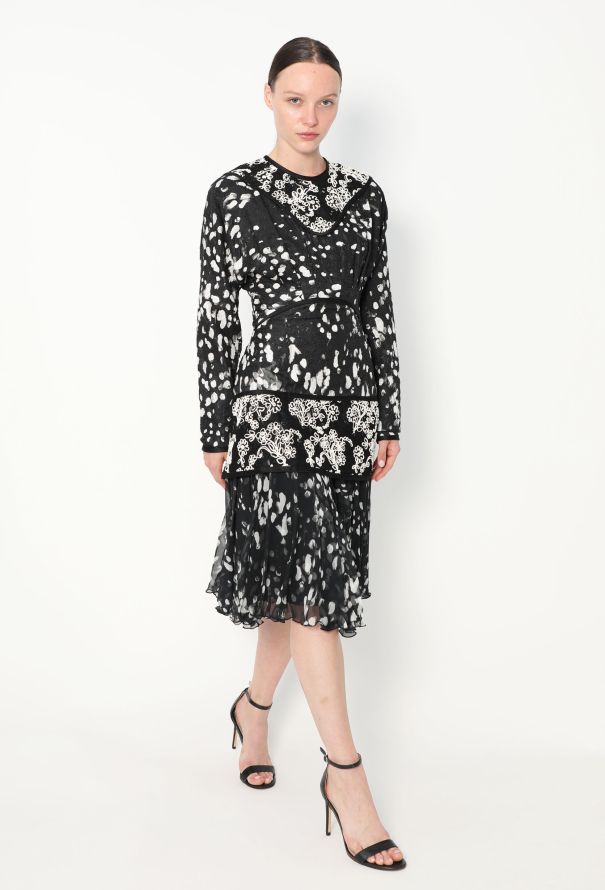 Rodarte F/W 2012 Embroidered Lace Dress - 4