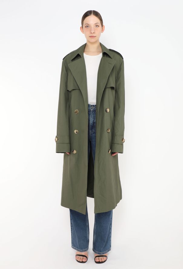 Céline S/S 2019 Gabardine Belted Trench - 3
