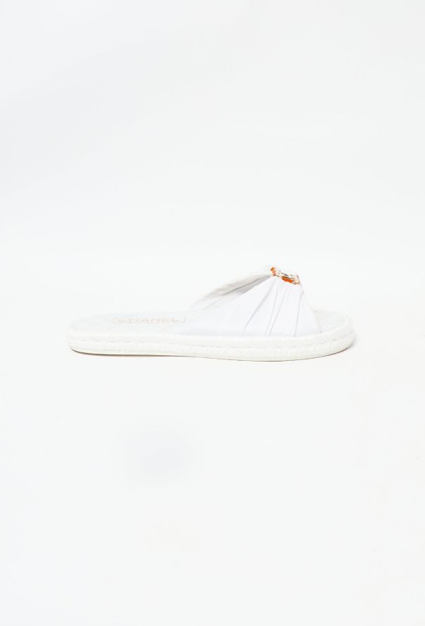 Chanel 2021 Quilted 'CC' Slides - 2