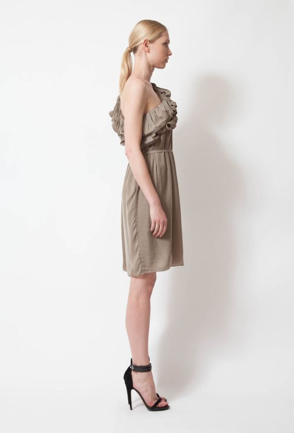 Lanvin S/S 2008 One-Shoulder Goddess Dress - 4