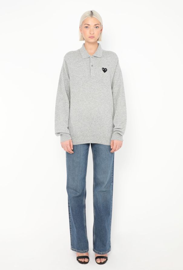 Comme des Garçons 2007 Logo Knit Polo - 3