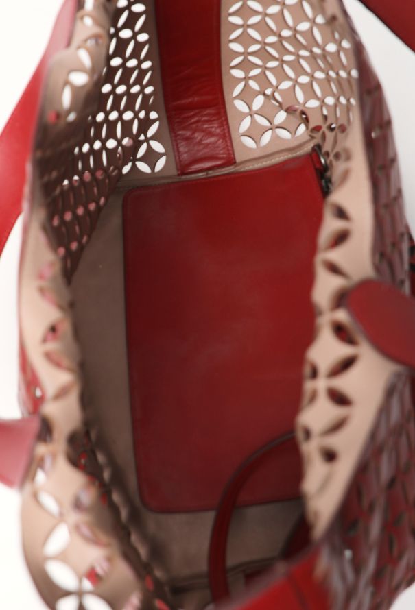Alaïa Laser-Cut Tote Bag - 11