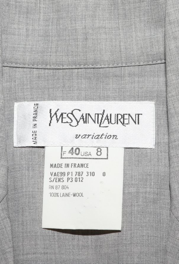 Saint Laurent 1999 Belted Saharan Ensemble - 7