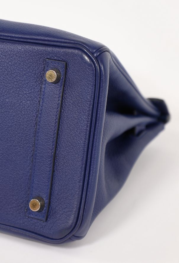 Hermès Bleu Sapphire Togo Birkin 30 - 12