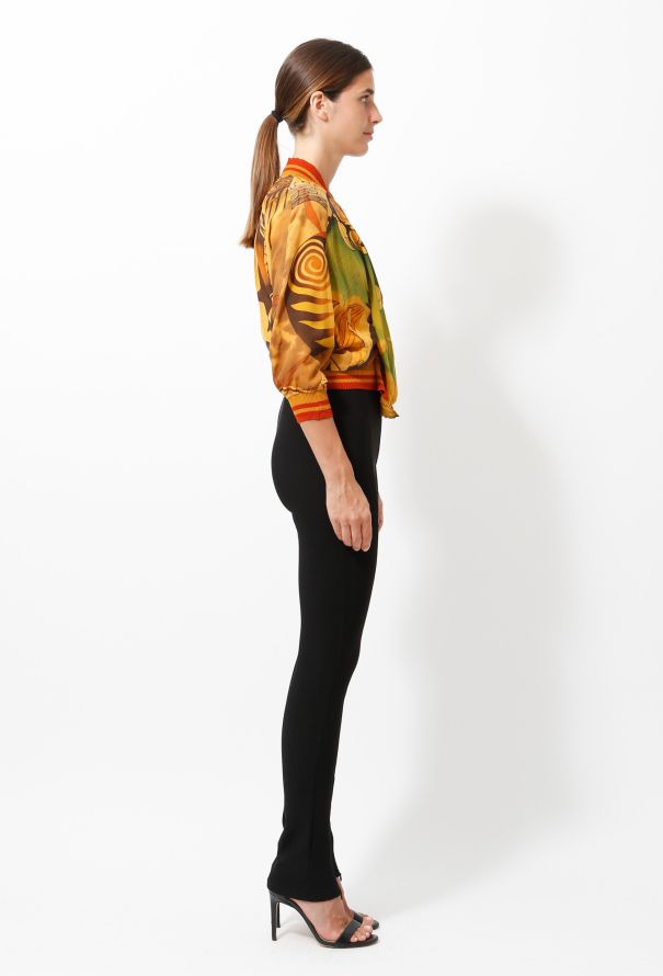 Jean Paul Gaultier '90s Graphic Corset Bomber - 5