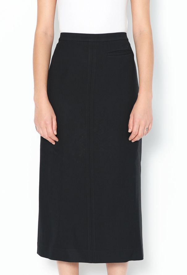 The Row 2020 Pol Crêpe Midi Skirt - 2
