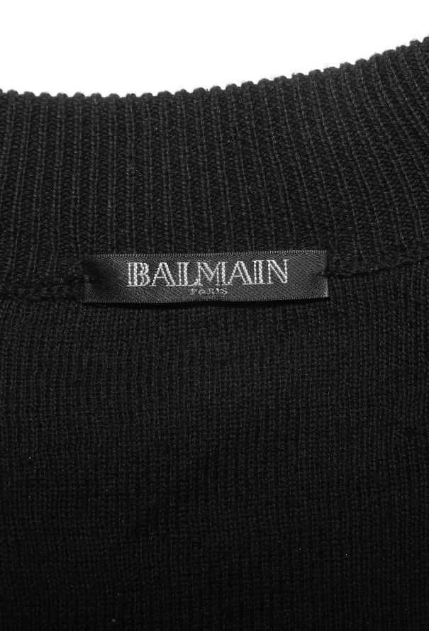 Balmain Iridescent Embossed Trim Dress - 6
