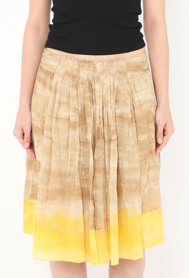 Prada 2006 Pleated Ombré Skirt - 2
