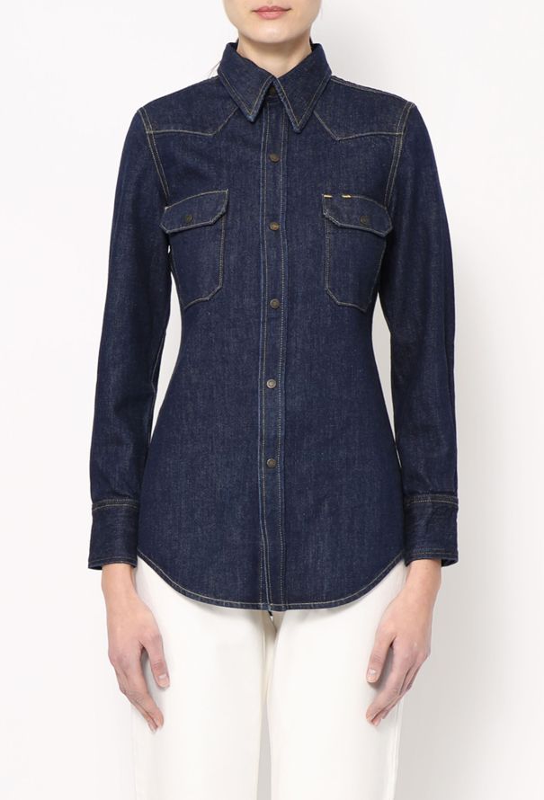 Calvin Klein Raw Denim Shirt, F/W 2017 - 1