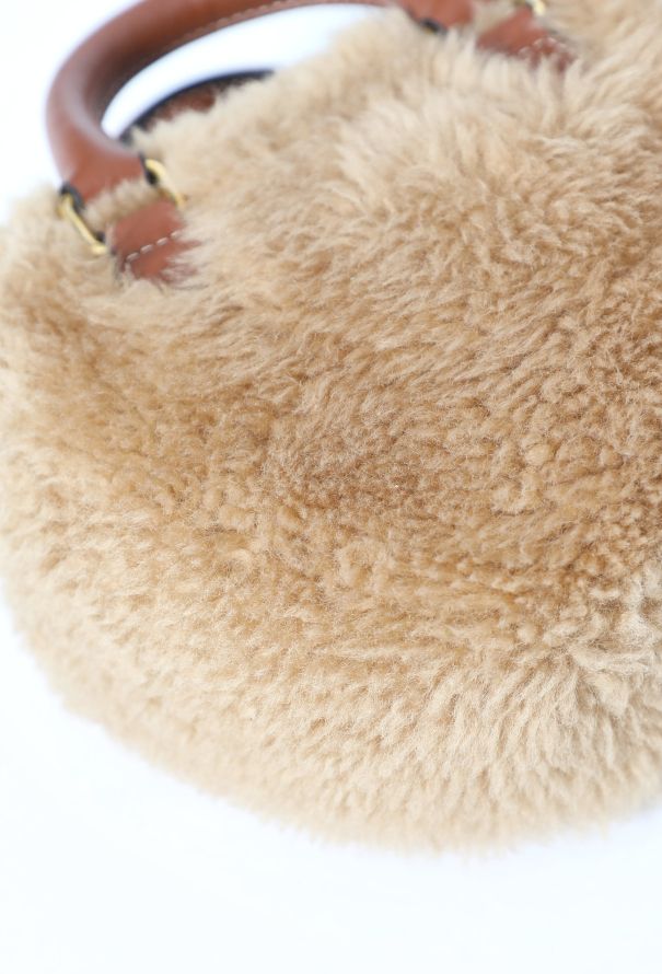 Céline 2022 Shearling Heart Mini Bag - 9