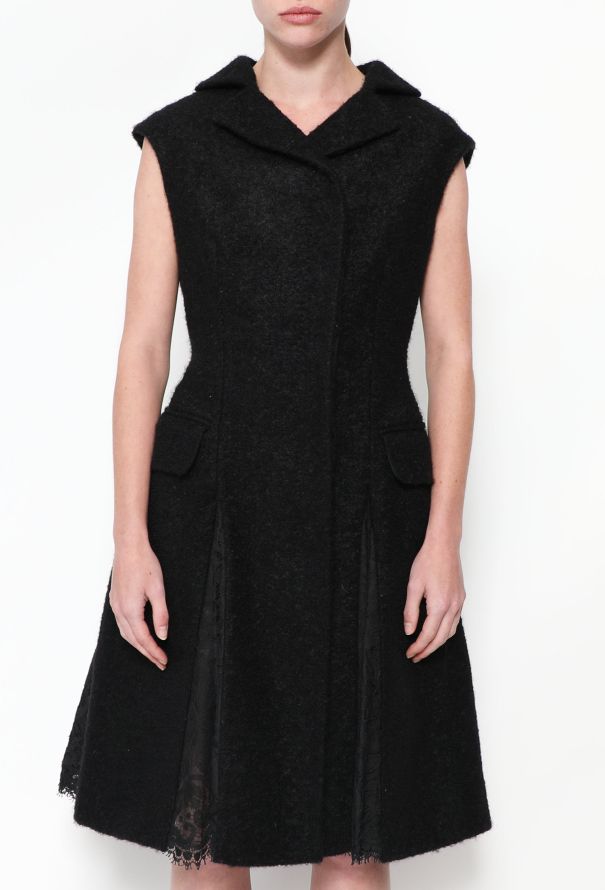Alexander McQueen F/W 2008 Bouclé Lace Dress - 3